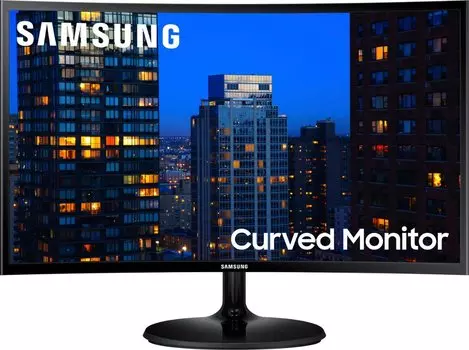 Изогнутый монитор Samsung CF390, 27", 1920x1080, 60 Гц, VA, черный
