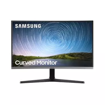 Изогнутый монитор SAMSUNG CR500, 27", 1920x1080, 1800R, VA, темно-синий серый