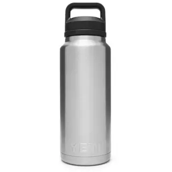 Изолированная бутылка Rambler объемом 36 унций Yeti Coolers, серый