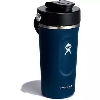 Изолированная бутылка-шейкер на 24 унции Hydro Flask, синий