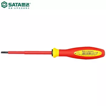 Изолированная крестообразная отвертка Star SATA Tools G series с трехцветной ручкой 61313/4x100