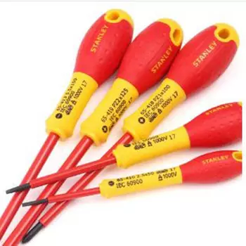 Изолированная крестовая отвертка Stanley PH2x100 мм 65-974-22 Корпоративная настройка A