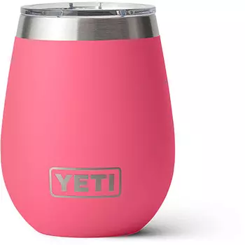Изолированная кружка для вина Rambler на 10 унций Yeti Coolers, розовый