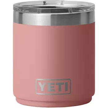 Изолированная кружка Rambler 10 унций 20 Lowball Yeti Coolers, розовый