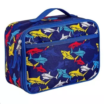 Изолированная сумка для обеда Zulay с просторным отделением и встроенной ручкой Zulay Kitchen, цвет Sharks