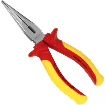 Изолированные плоскогубцы STANLEY, острогубцы, диагональные плоскогубцы, плоскогубцы для электрика, тиски, инструмент для кусачек 84-006-23, на складе