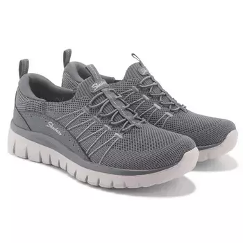 Изящные, идеальные кроссовки-слайдеры Skechers, серый