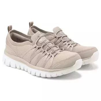 Изящные мягкие соул-кеды без застежек Skechers, коричневый