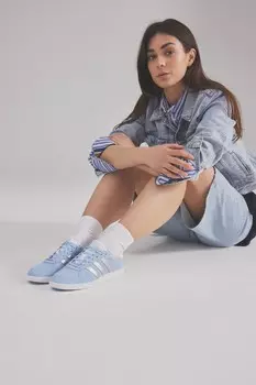 Изящные замшевые кроссовки Breaknet Adidas, синий