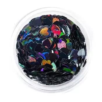 Изюм, Пудра для дизайна ногтей Hearts 02, Raisin