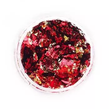 Изюм, Пудра для дизайна ногтей Pazotko 05, Raisin