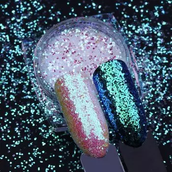 Изюм, пудра для дизайна ногтей Pixie Dust 04, Raisin