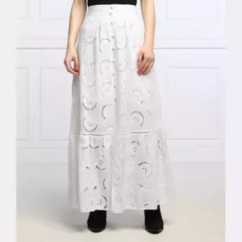 Изумрудная юбка Guess, белый