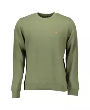 Изумрудный уютный свитер Napapijri, зеленый