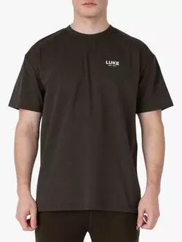 Изысканная футболка свободного покроя LUKE 1977, темно-зеленый