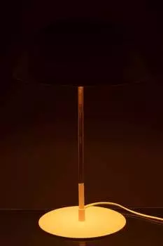 Изысканная настольная лампа Ed Elegance в чистом белом цвете. J-Line