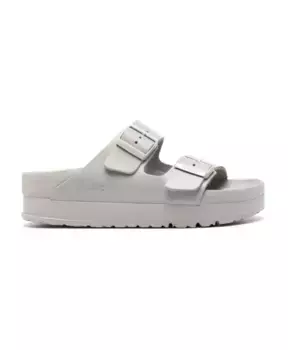 Изысканные босоножки на платформе из натуральной кожи. Birkenstock, серый