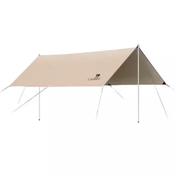 Изысканный тент для кемпинга Camel с серебряным покрытием, палатка для пикника, непромокаемая и солнцезащитная, утолщенная, 133CA1T018, золото