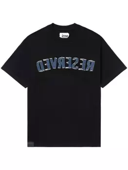 izzue футболка с аппликацией, черный