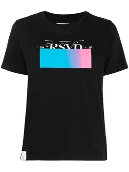 izzue футболка с логотипом, черный