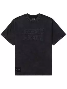 izzue футболка с логотипом, черный