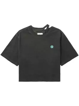 Izzue футболка с вырезами, серый