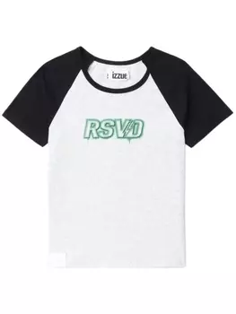 izzue футболка в стиле колор-блок с логотипом, белый