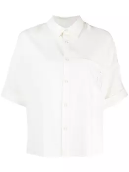 izzue рубашка с короткими рукавами, белый