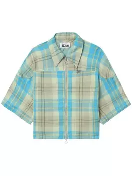 Izzue рубашка в клетку, синий