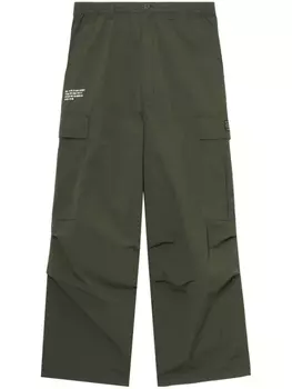 izzue широкие брюки карго, зеленый