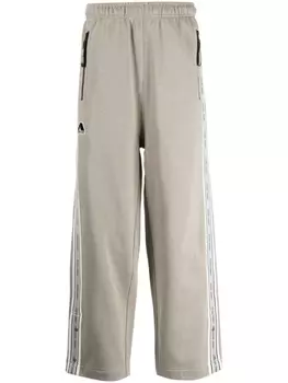 izzue спортивные брюки с нашивкой-логотипом, коричневый