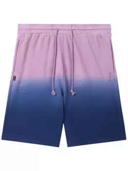 izzue спортивные шорты с эффектом градиента, синий