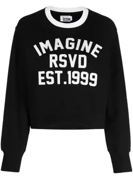 izzue толстовка с нашивкой, черный