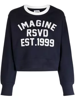 izzue толстовка с нашивкой, синий