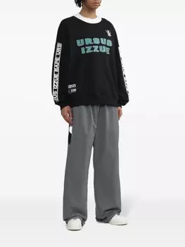 izzue толстовка с полосками, черный