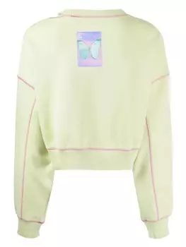 Izzue толстовка с вышивкой, зеленый