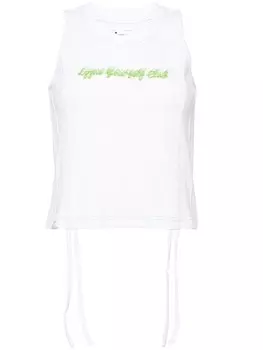 Izzue топ с вышивкой, белый