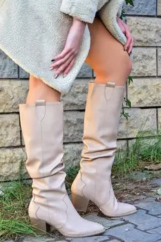 J404040109 Светло-коричневые женские ботинки Fox Shoes