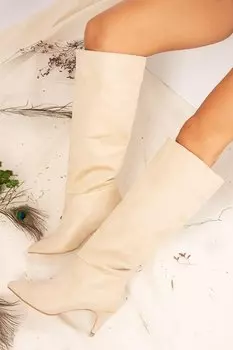 J749205302 Светло-коричневые женские ботинки Fox Shoes