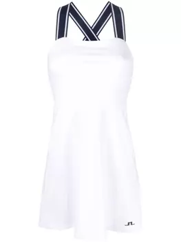 J.Lindeberg платье Mona А-силуэта, белый