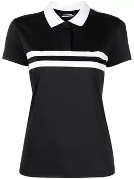 J.Lindeberg рубашка поло Chloe в полоску, черный