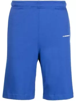 J.Lindeberg шорты с эластичным поясом и логотипом, синий