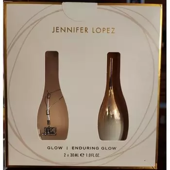 J.Lo JLo Jennifer Lopez Glow EDT & Enduring Glow by JLO EDP Набор из 2 предметов по 1 унции каждый