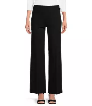 J.McLaughlin Carter Широкие брюки эластичного трикотажа, черный