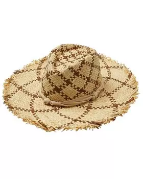 J.McLaughlin Patty Шапка из рафии, бежевый