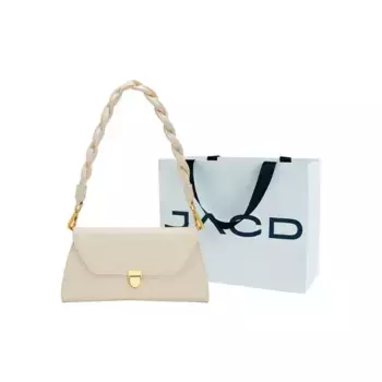 Jacd Женская сумка через плечо, ванильный белый