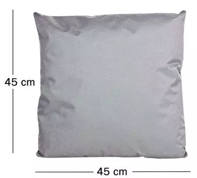 JACK 45x45см подушка для отдыха на открытом воздухе, декоративная подушка с наполнителем, водоотталкивающая подушка сиденья, садовый стул, эффект лотоса, цвет: серый