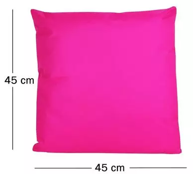 JACK 45x45см подушка для отдыха на открытом воздухе, декоративная подушка с наполнителем, водоотталкивающая подушка сиденья, садовый стул, эффект лотоса, цвет: розовый