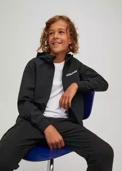Jack and Jones Детский черный бомбер (6–16 лет)
