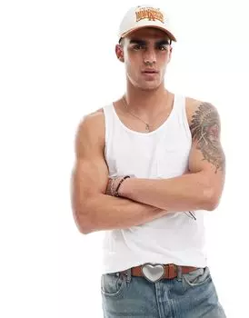 Jack & Jones – Белая футболка с карманом